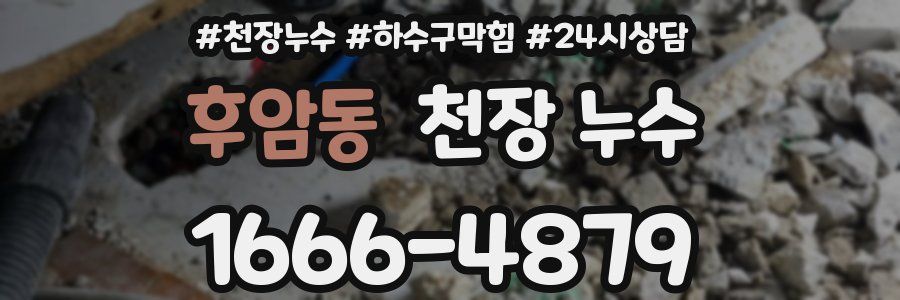 후암동 천장 누수