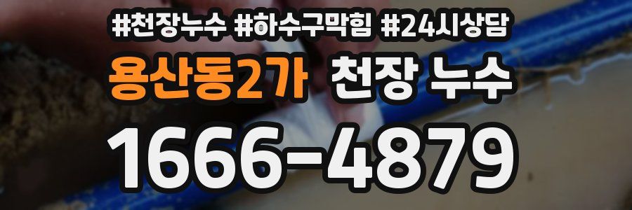 용산동2가 천장 누수