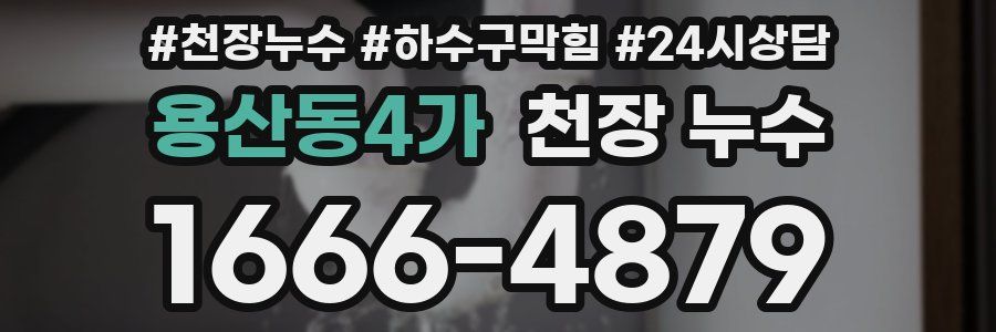 용산동4가 천장 누수