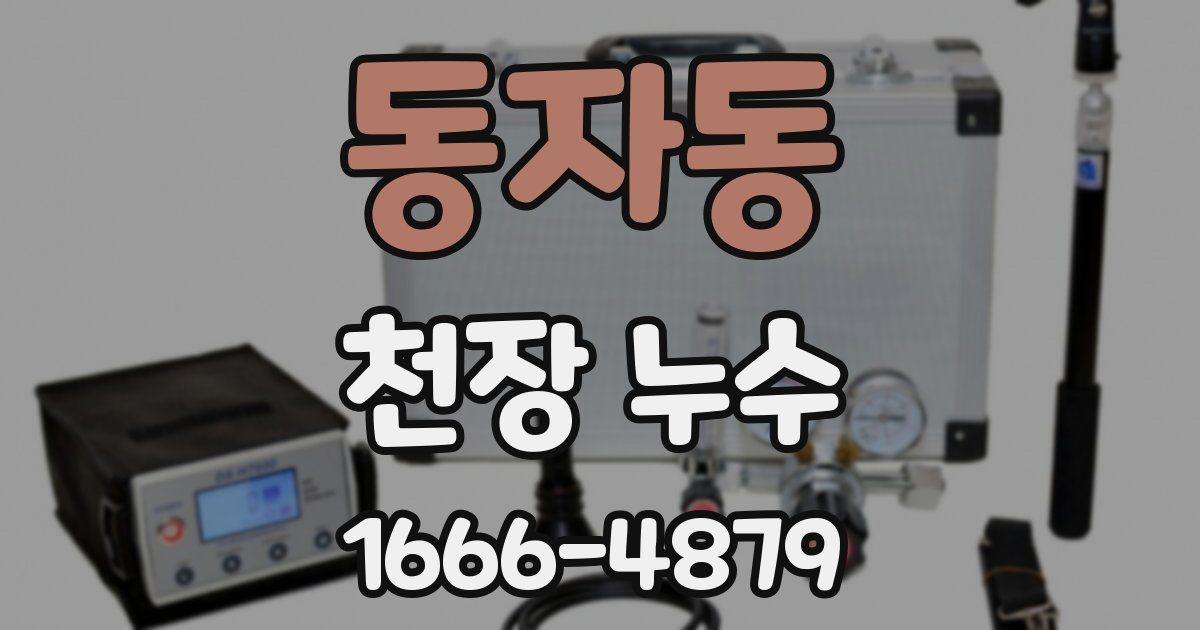 동자동 천장 누수