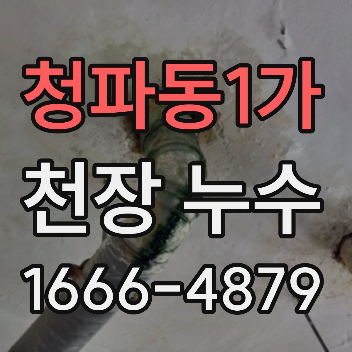 청파동1가 천장 누수 거실 천장 누수일 때 의심할 원인