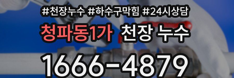 청파동1가 천장 누수