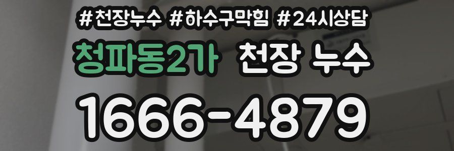 청파동2가 천장 누수