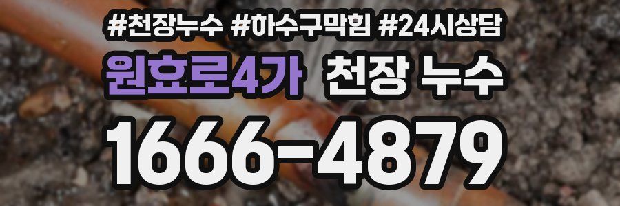 원효로4가 천장 누수