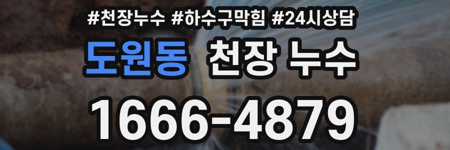 도원동 천장 누수