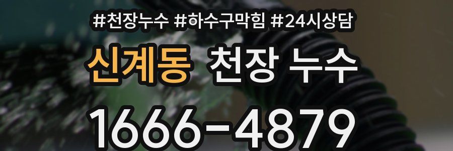 신계동 천장 누수