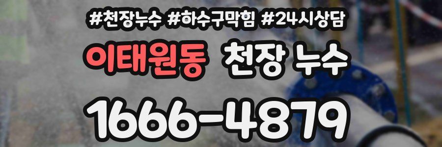 이태원동 천장 누수