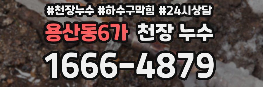 용산동6가 천장 누수