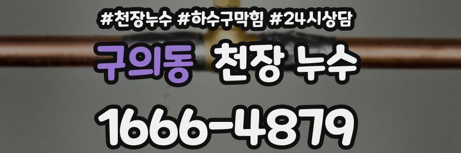 구의동 천장 누수