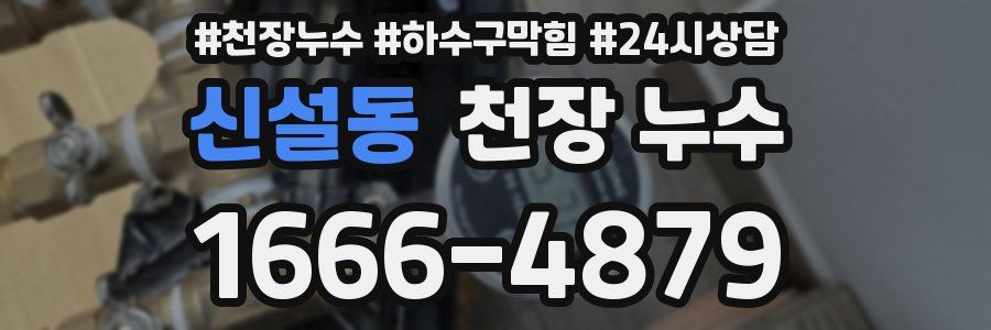 신설동 천장 누수