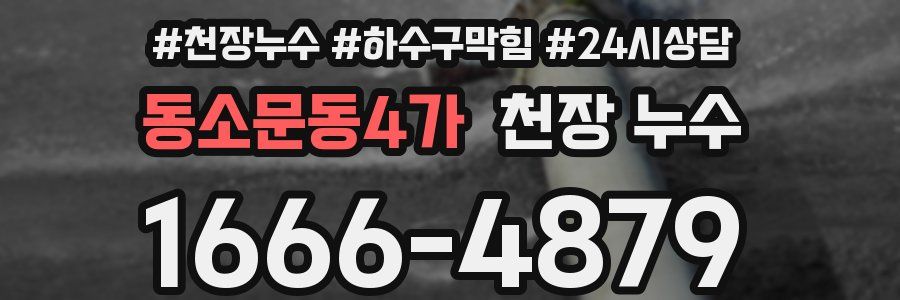 동소문동4가 천장 누수