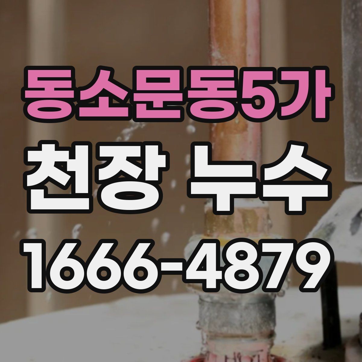 동소문동5가 천장 누수 피해가 커지기 전 빠른 점검