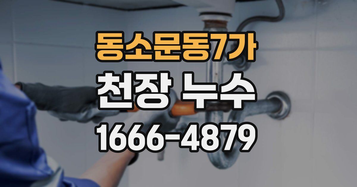 동소문동7가 천장 누수