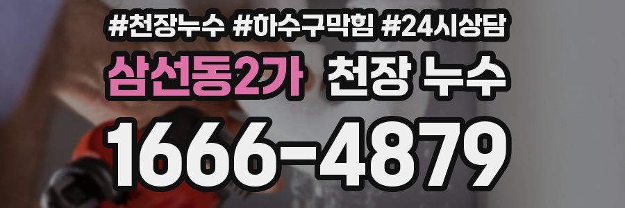 삼선동2가 천장 누수