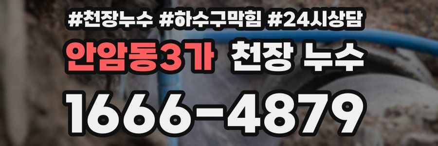 안암동3가 천장 누수