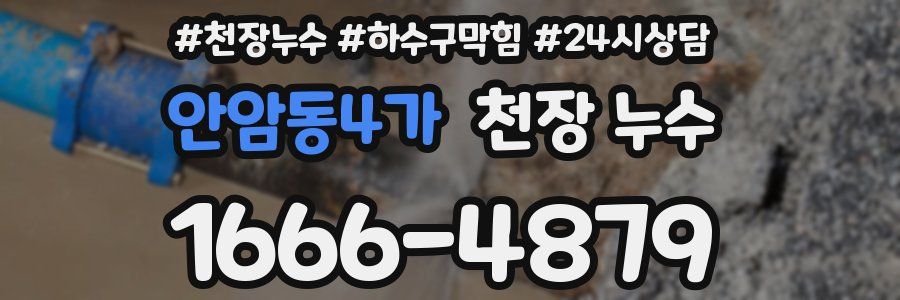 안암동4가 천장 누수