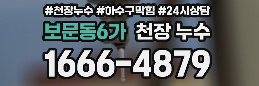 보문동6가 천장 누수