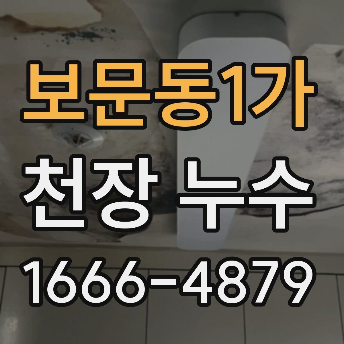 보문동1가 천장 누수 복도 천장에만 물자국이 생길 때
