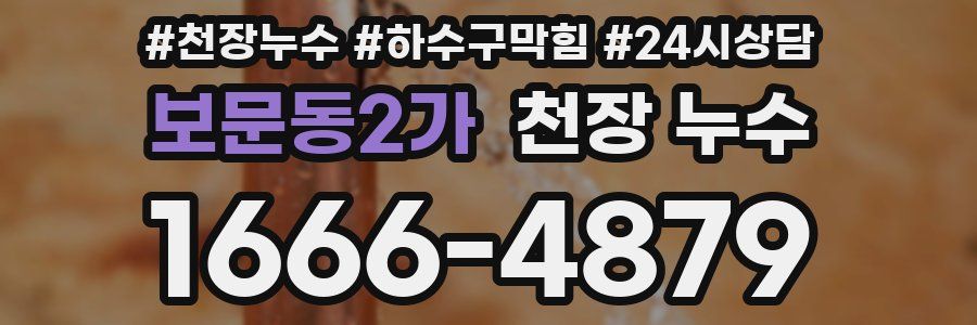 보문동2가 천장 누수