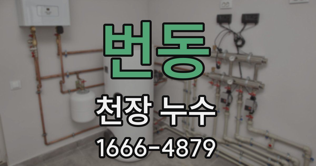 번동 천장 누수