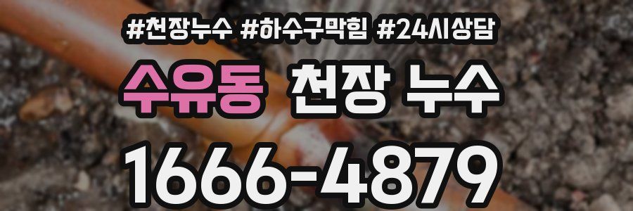 수유동 천장 누수