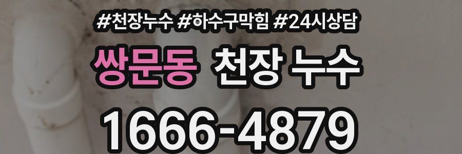 쌍문동 천장 누수