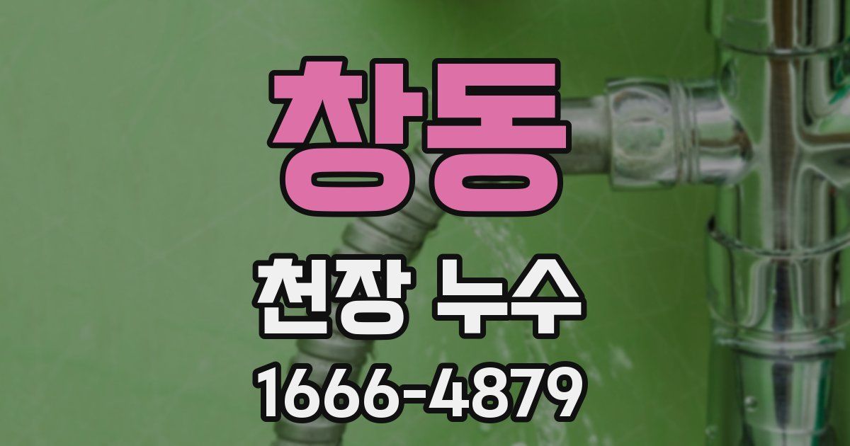 창동 천장 누수