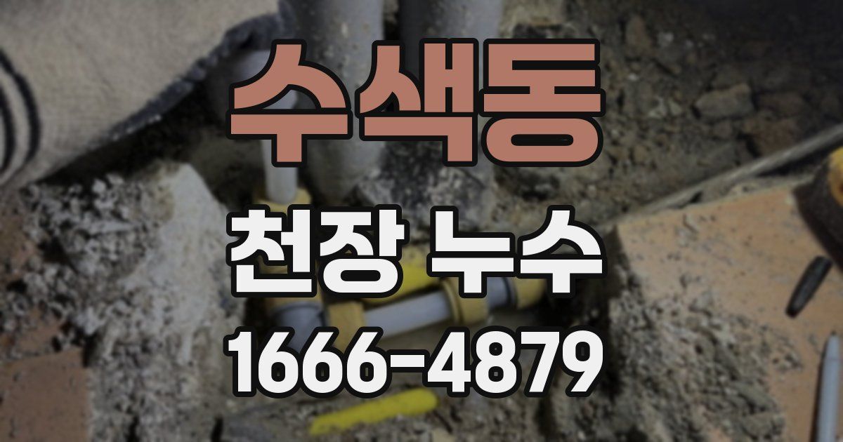 수색동 천장 누수