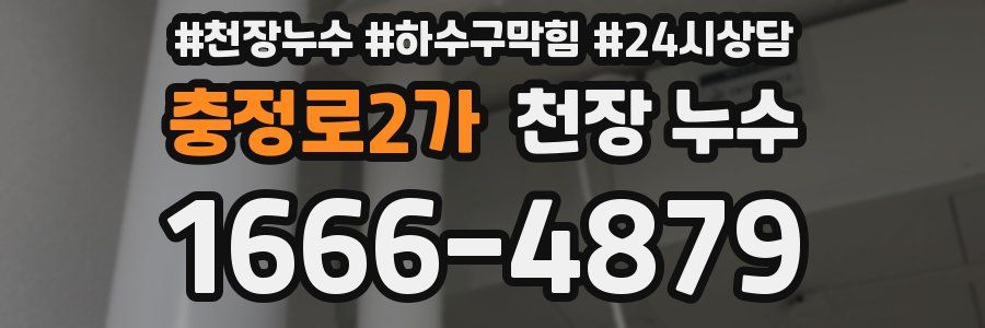 충정로2가 천장 누수