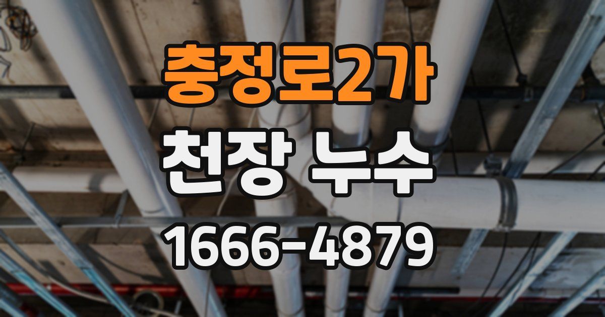 충정로2가 천장 누수