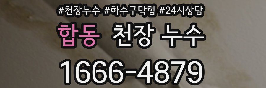 합동 천장 누수