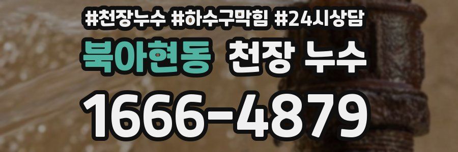 북아현동 천장 누수