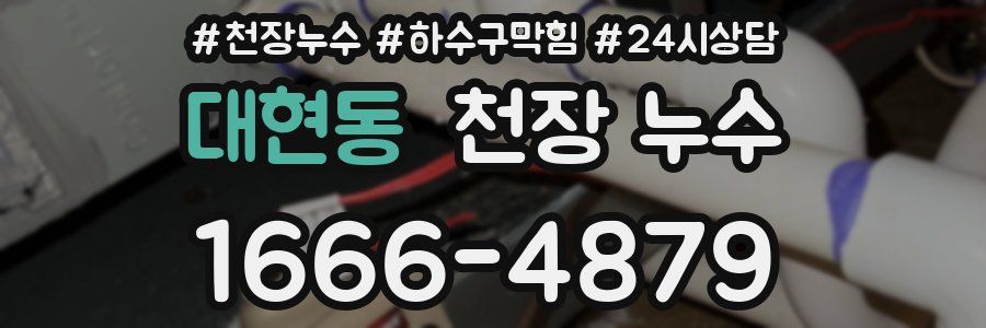 대현동 천장 누수