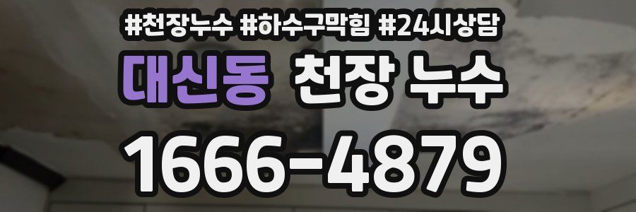 대신동 천장 누수
