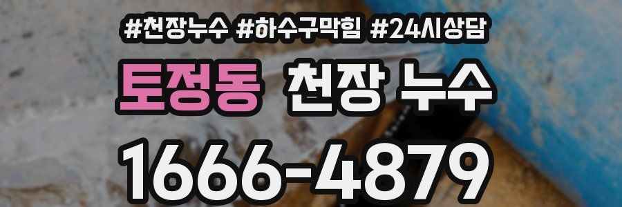 토정동 천장 누수