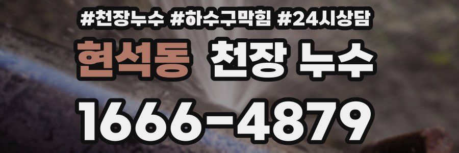 현석동 천장 누수