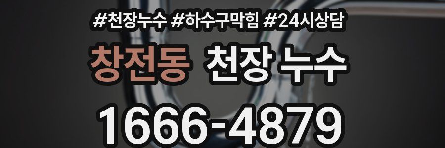 창전동 천장 누수