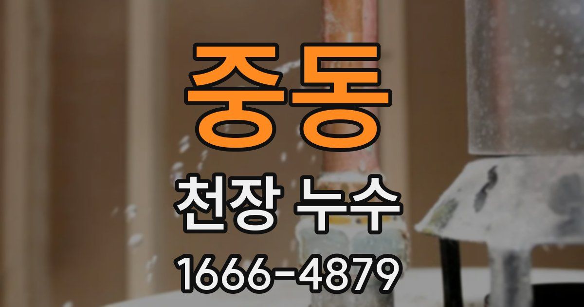 중동 천장 누수