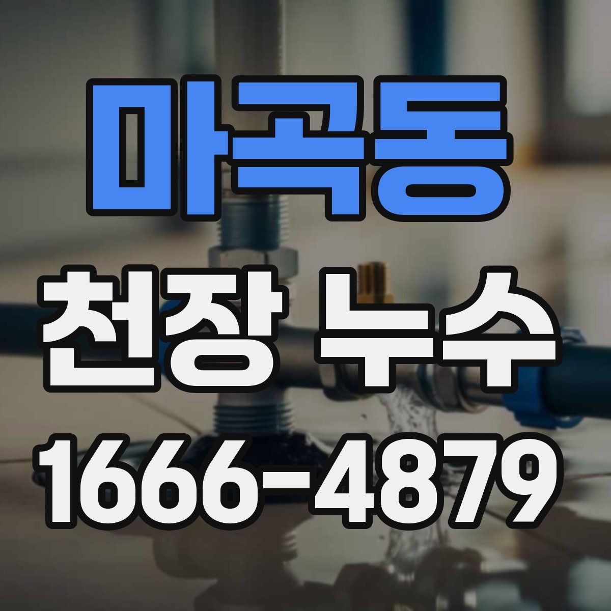 마곡동 천장 누수 바닥까지 물이 떨어지기 전