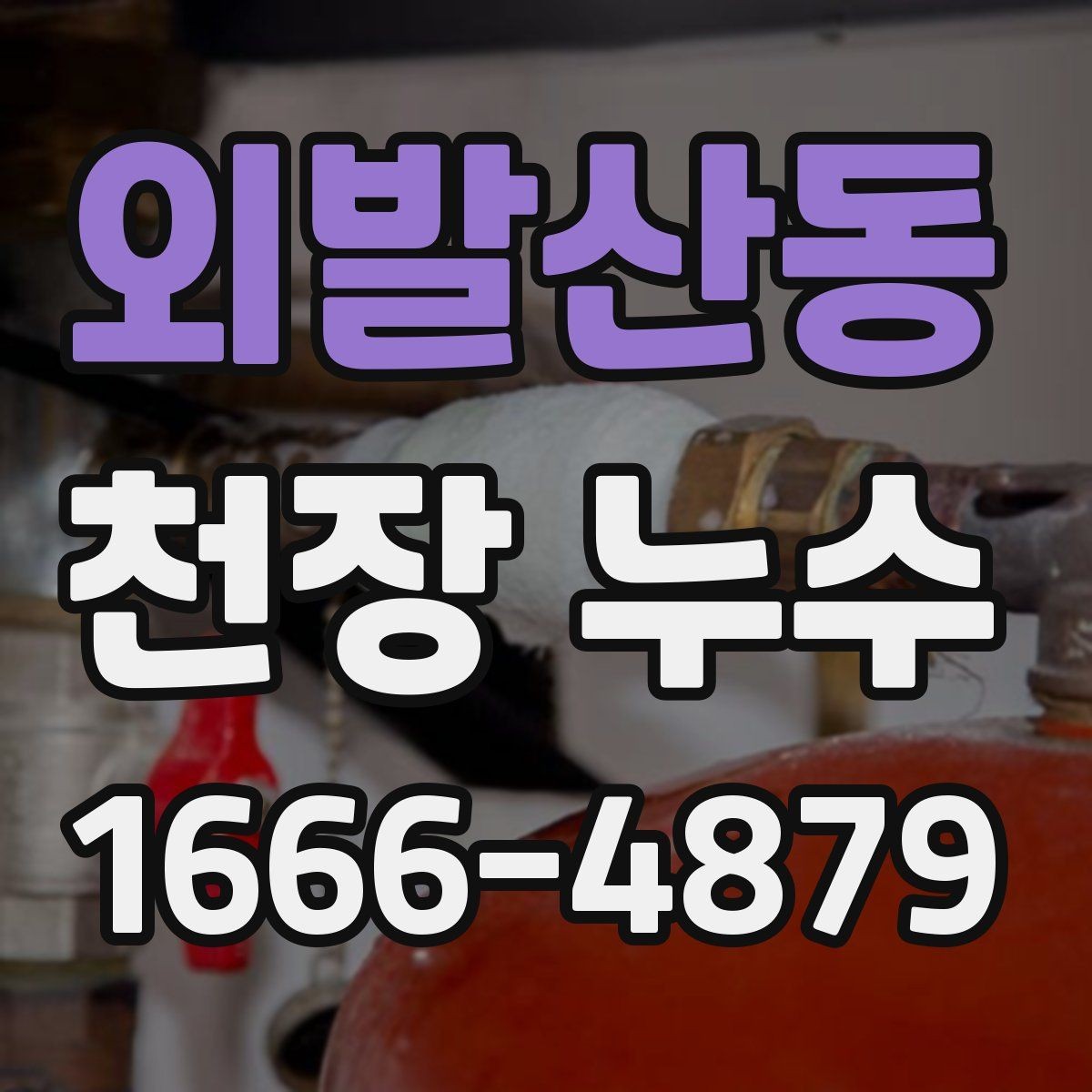 외발산동 천장 누수 벽까지 번지기 전 조치