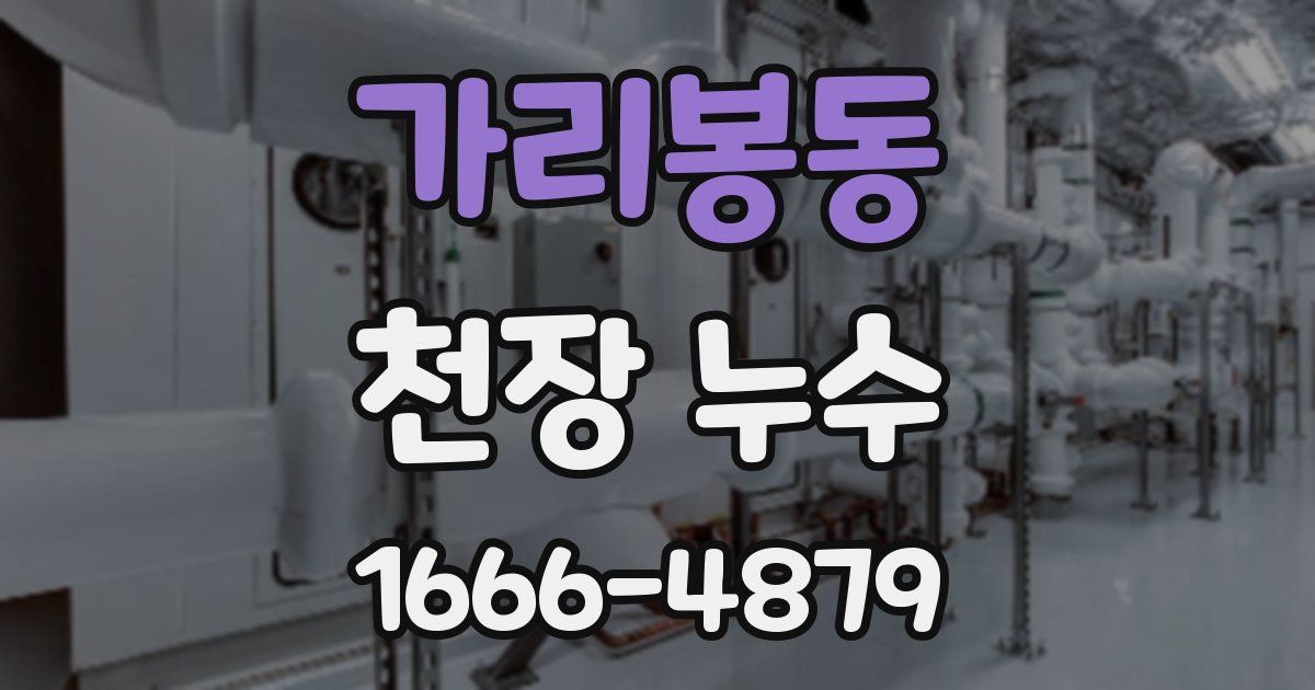 가리봉동 천장 누수