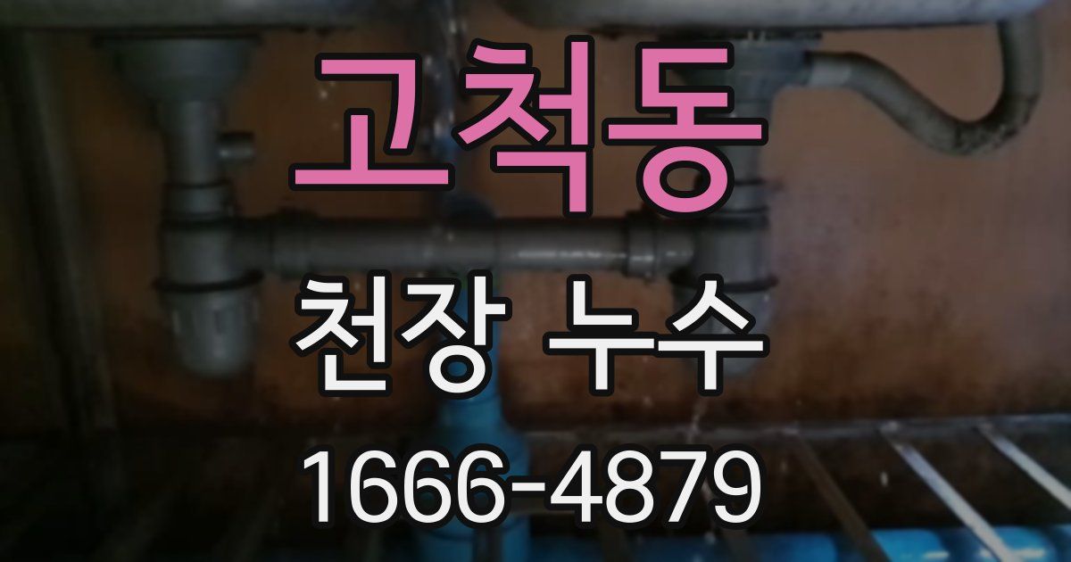 고척동 천장 누수