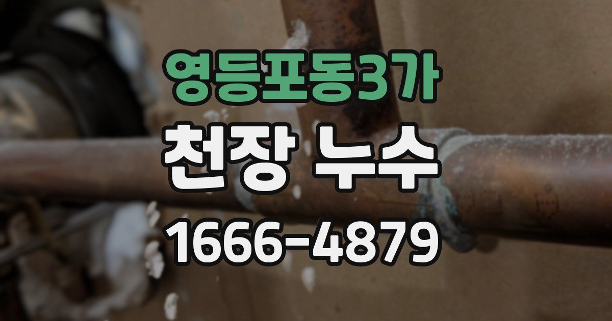 영등포동3가 천장 누수