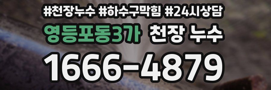 영등포동3가 천장 누수