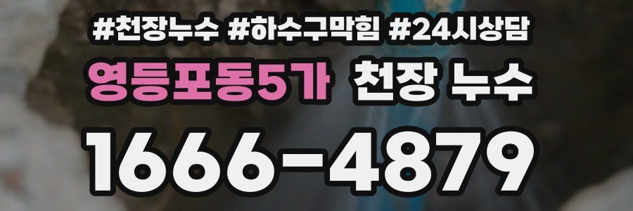 영등포동5가 천장 누수