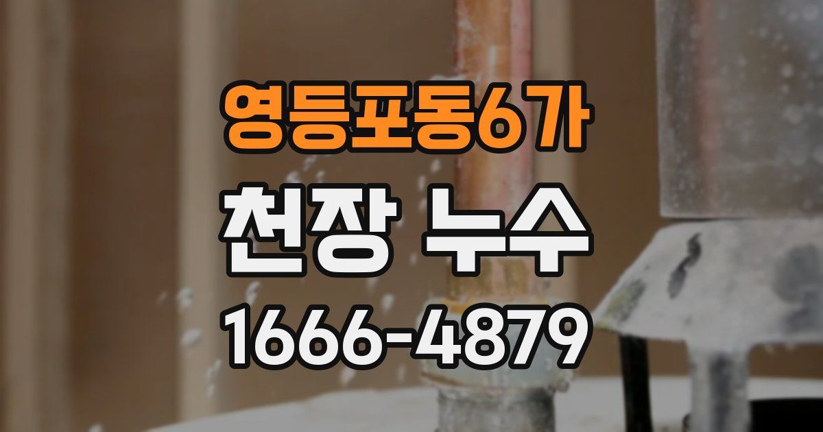 영등포동6가 천장 누수