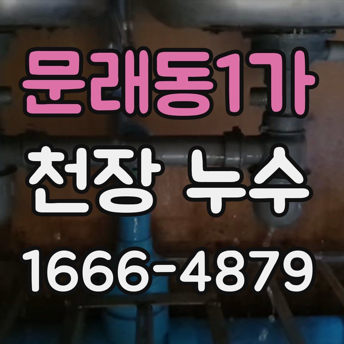 문래동1가 천장 누수 천장 도배가 울고 처지면 의심해야 합니다