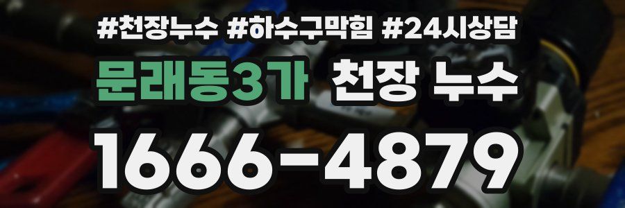 문래동3가 천장 누수