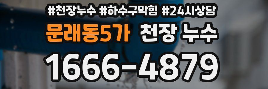 문래동5가 천장 누수