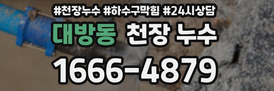 대방동 천장 누수